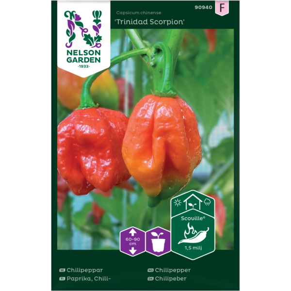 Paprika chili 'Trinidad Scorpion'