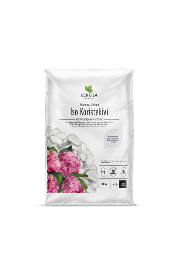 Iso Koristekivi Helmenvalkoinen 10kg