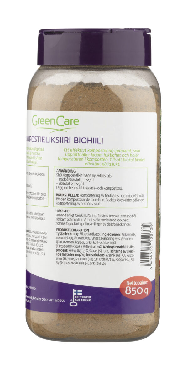 Kompostieliksiiri Biohiili 850g - Image 2