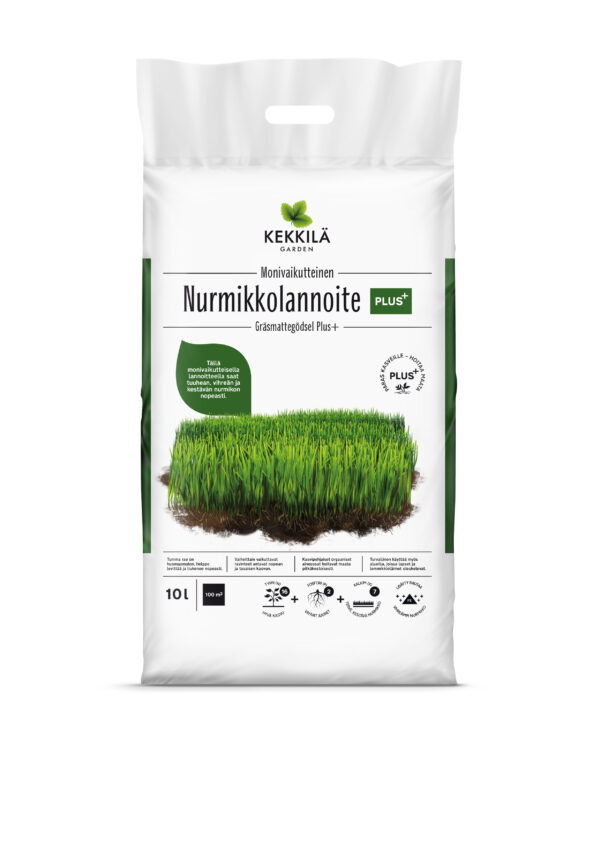 Nurmikkolannoite Plus+ 10L