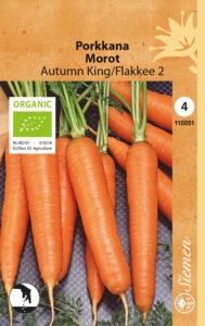 Luomu porkkana Autumn King/Flakkee 2