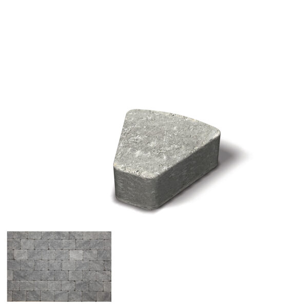 Troja Antik pieni ympyrä harmaamix