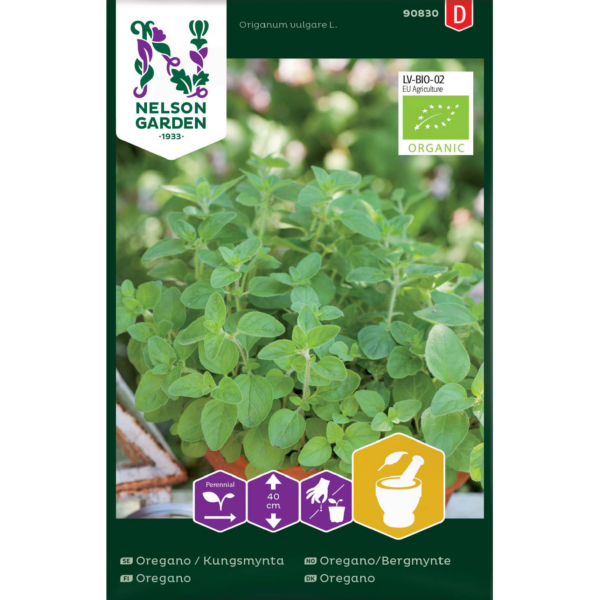 Oregano, Luomu