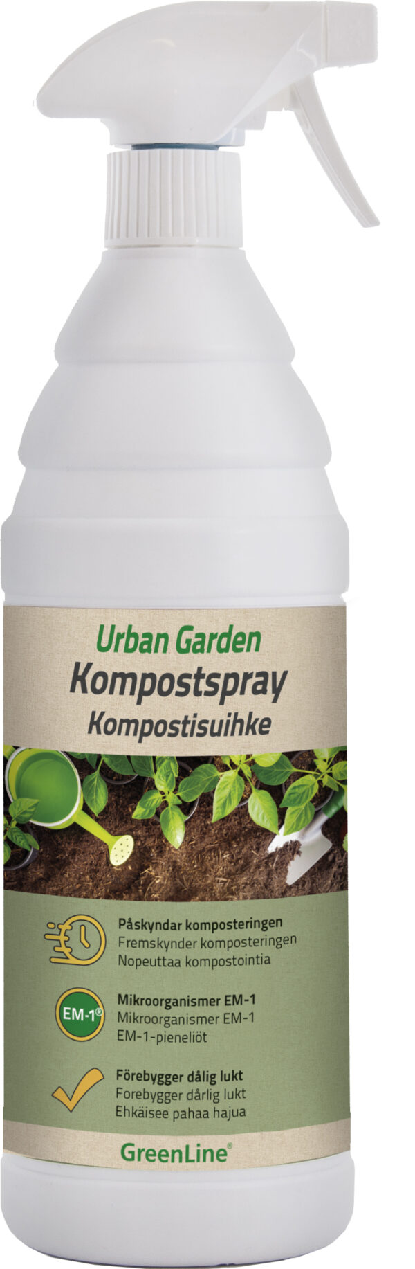 Kompostisuihke Urban Garden 1L