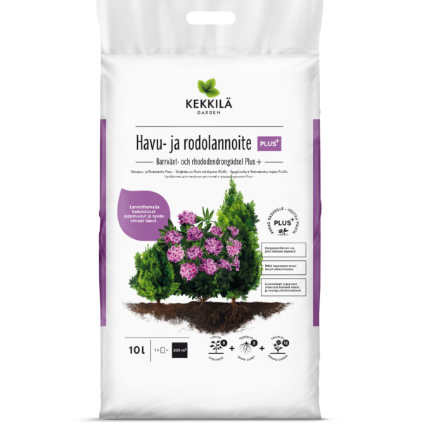 Havu- ja rodolannoite Plus+ 10L