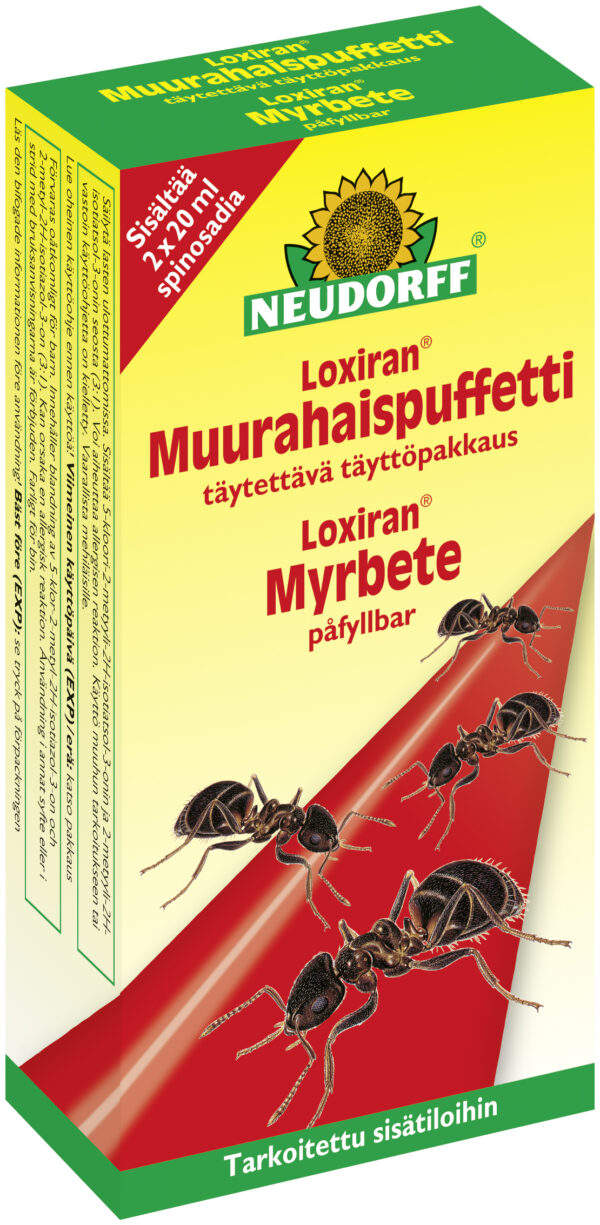 Loxiran muurahaispuffetin täyttöpakkaus 2 x 20ml