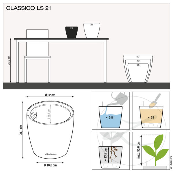 Classico Premium 21 LS hopea All-In-One Set