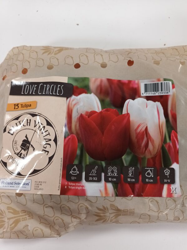 Dutch vintage Mix 15 kpl Love Circles