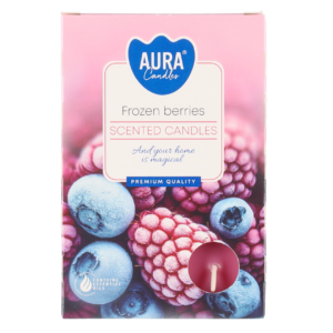 Aura Tuoksulämpökynttilä Frozen Berries 6 kpl