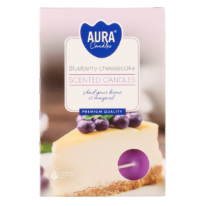 Aura Tuoksulämpökynttilä Blueberry cheese cake 6kp