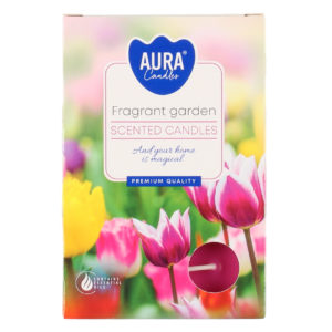 Aura Tuoksulämpökynttilä Fragrant garden 6 kpl