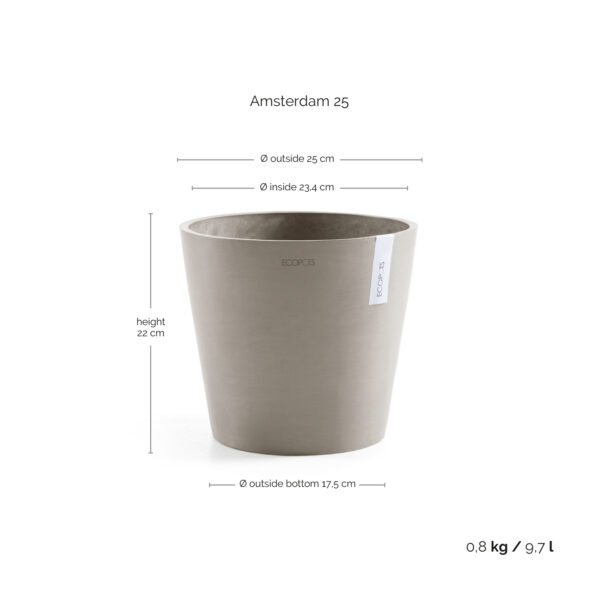 Amsterdam 25 taupe - Image 3