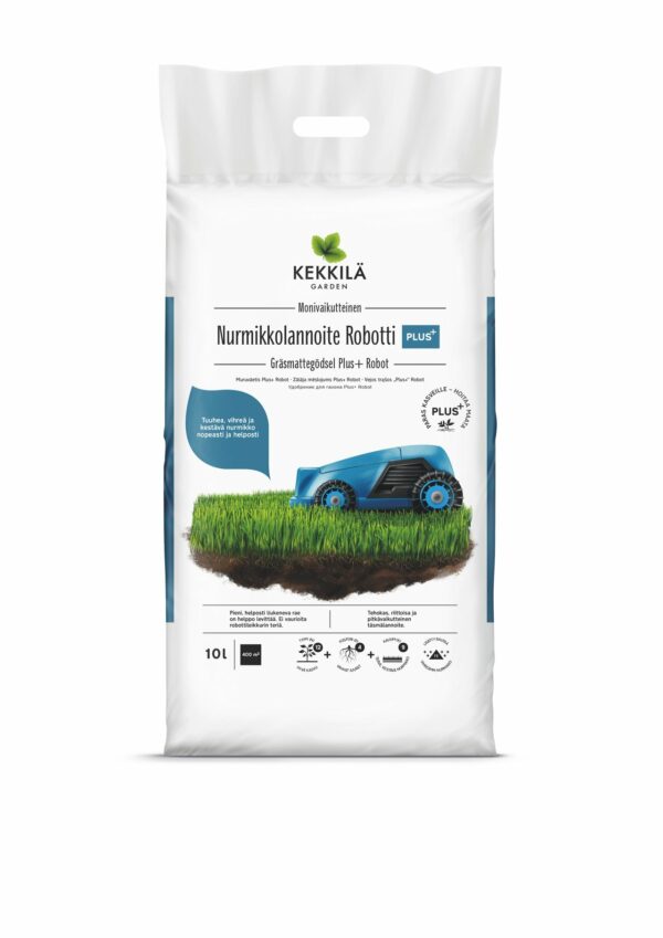 Nurmikkolannoite Plus+ Robotti 10L