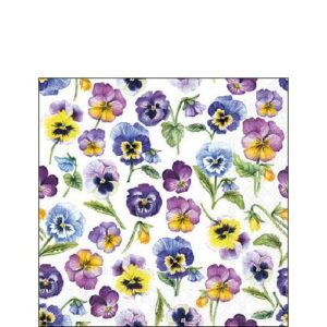 Kahviliina Pansy All Over