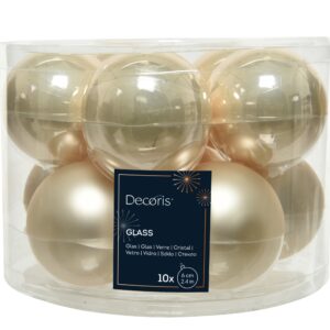 Joulupallo lasi shampanja 60mm