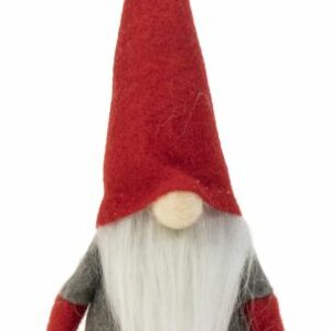 Partatonttu 18cm harmaa