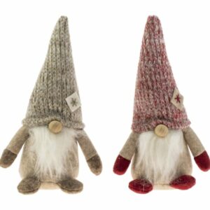 Partatonttu 16 cm, neulehattu