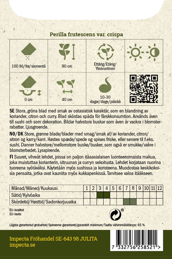 Veripeippi 'Green Ruffled'