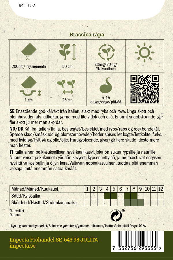 Italiankaali 'Quarantina'