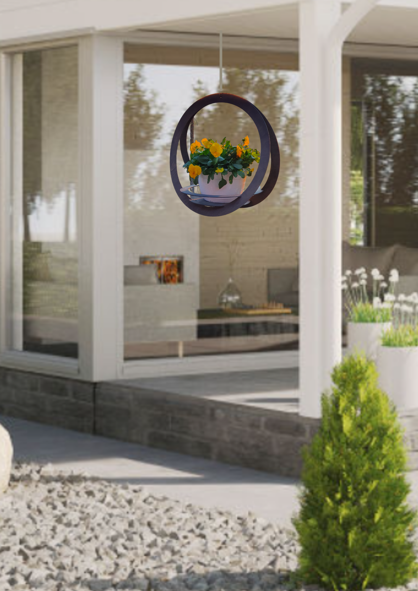 Taika Amppeli 52cm harmaa