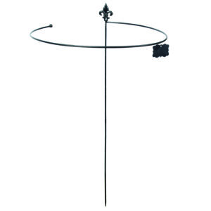 Kukkatuki rengas, musta teräs 102cm