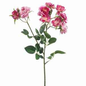 Miniruusu-oksa 60cm pinkki