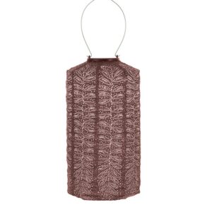 Aurinkokennolyhty Folia Cylinder 18x33cm, luumu