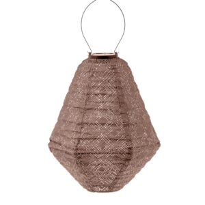 Aurinkokennolyhty Mosaic Can 30x37,5cm, mocha