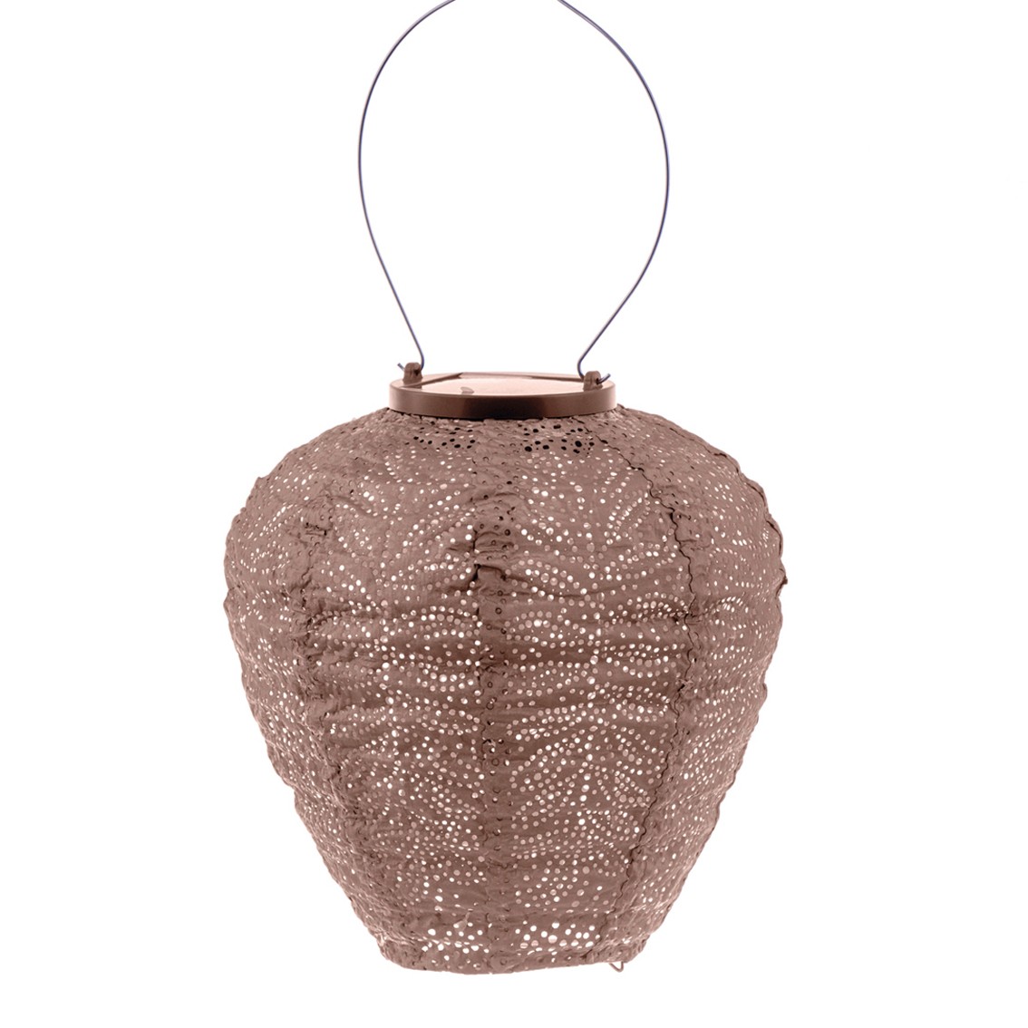 Aurinkokennolyhty Folia Balloon 20x20cm, Mocha Mou