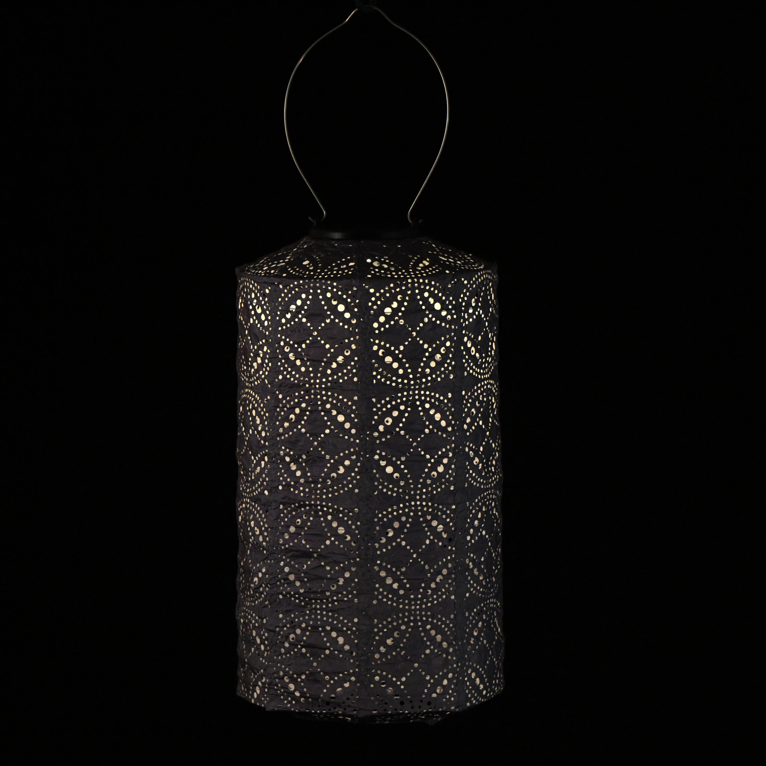 Aurinkokennolyhty Mandela Cylinder 18*33cm, lavent - Image 3