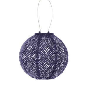 Aurinkokennolyhty Topaze Round 20*20cm, violetti