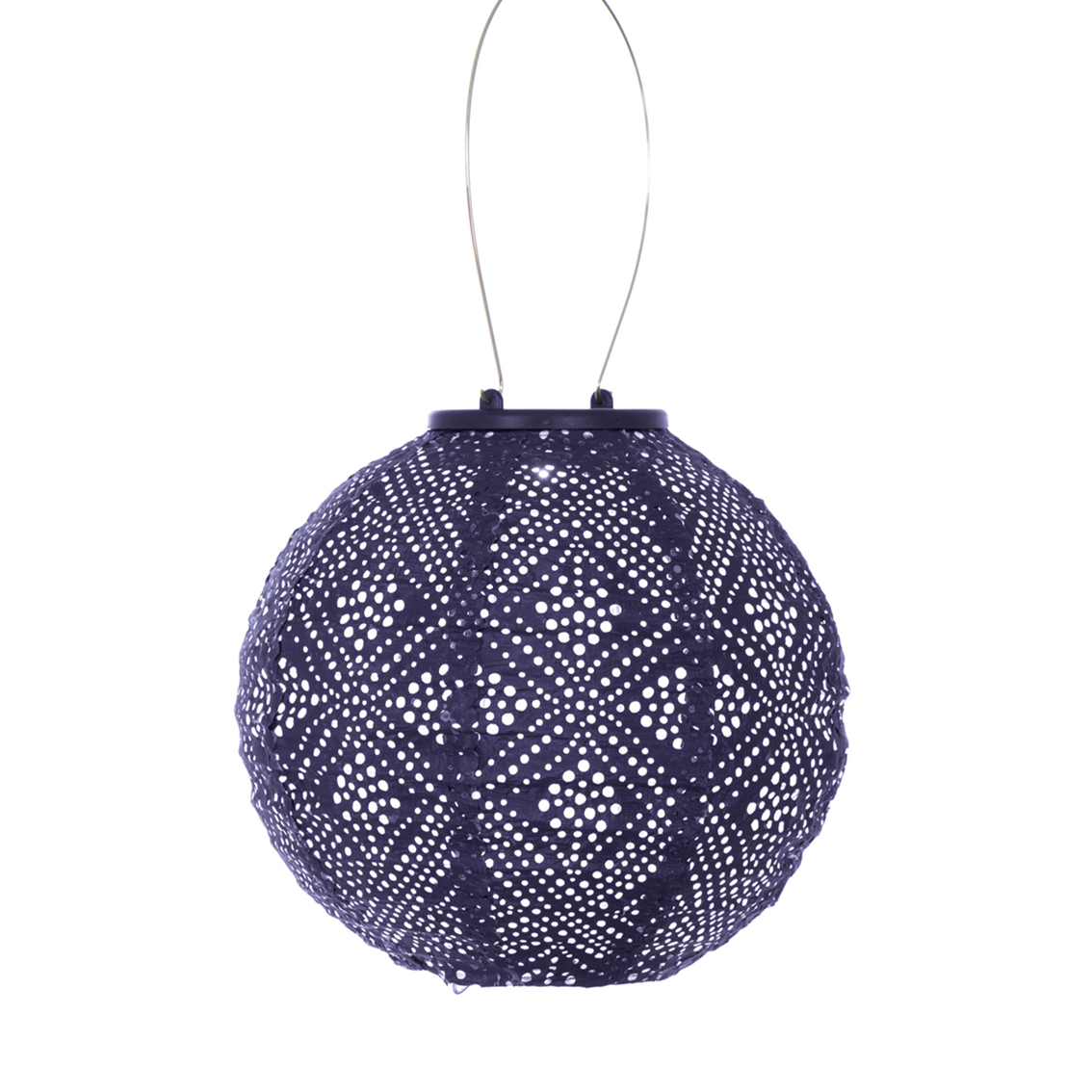 Aurinkokennolyhty Topaze Round 20*20cm, violetti