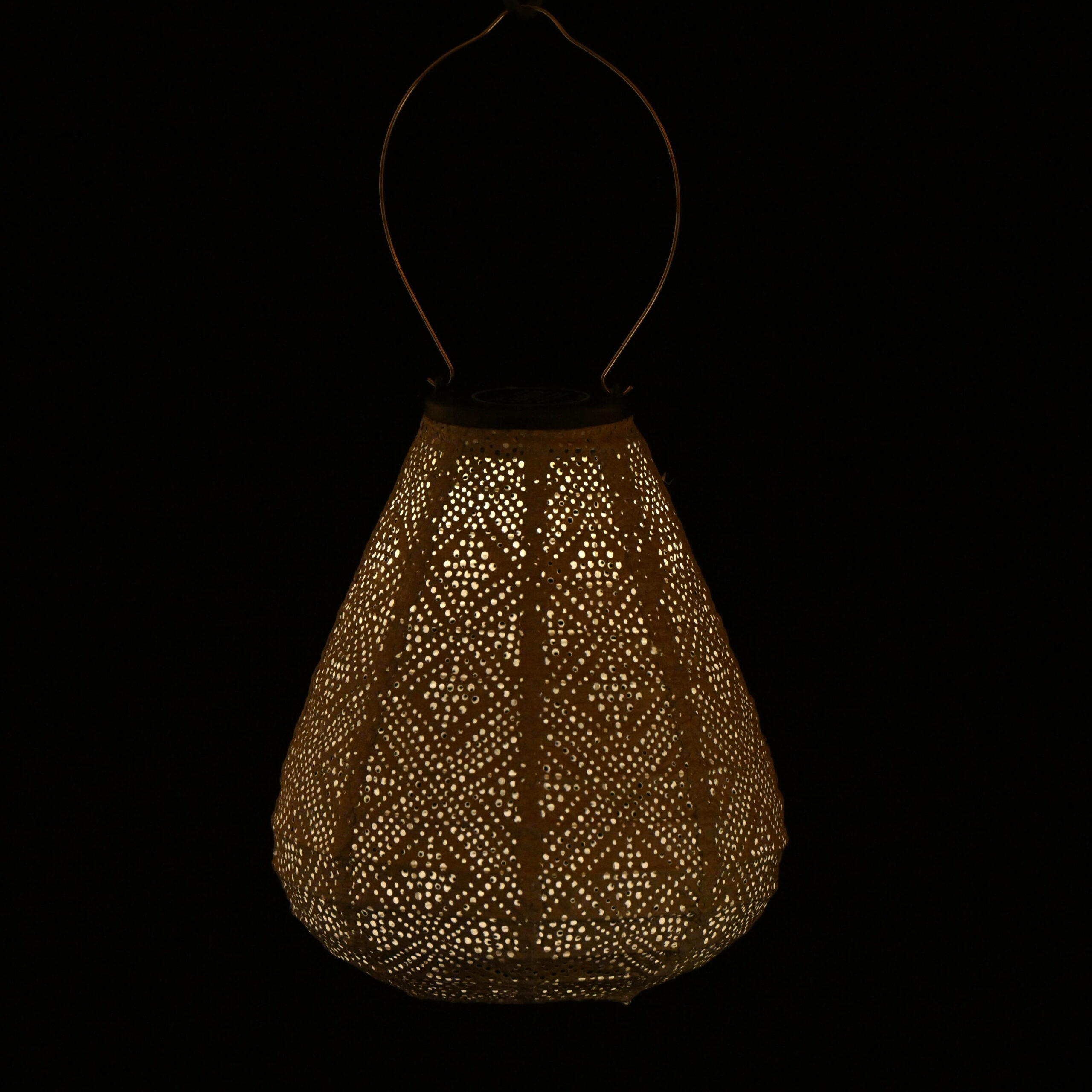 Aurinkokennolyhty Topaze Tulip 20*22,5cm, taupe - Image 3
